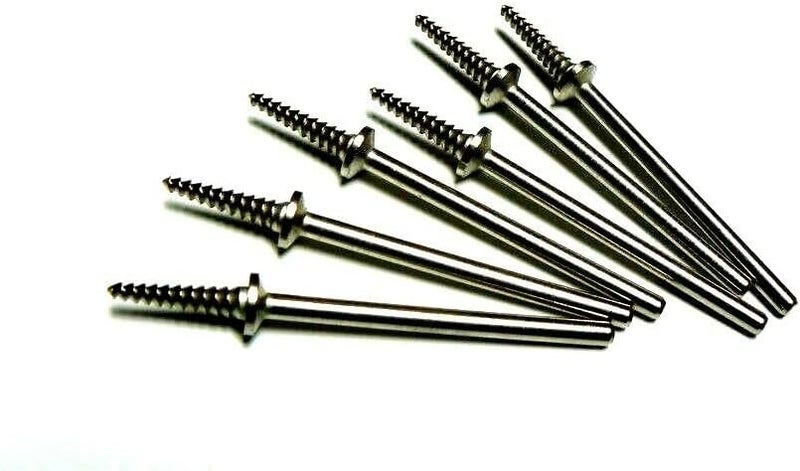 JTS Mini Mandrel Tapered Threaded Mandrel Screw Thread Head Arbor 3/32" 6pcs Made in Germany - Image 1